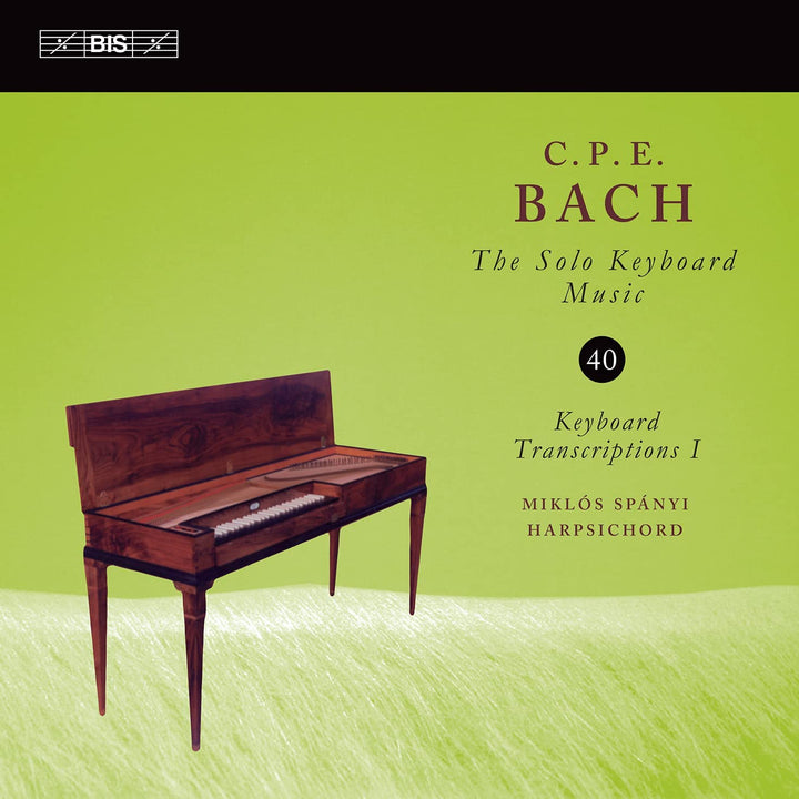 Bach: Keyboard Music 40 [Miklós Spányi] [Bis: BIS2387] [Audio CD]