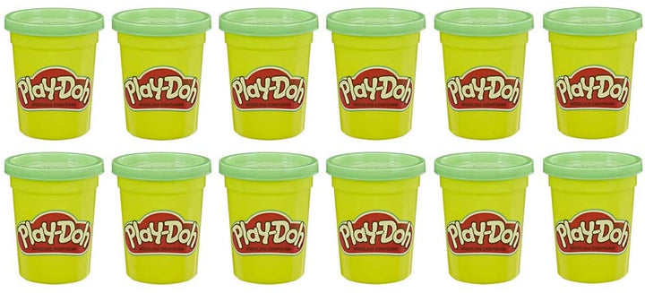 Play-Doh Bulk 12-Pack of Green Non-Toxic Modeling Compound, 4-Ounce Cans