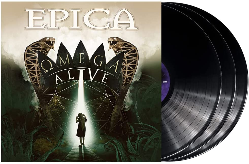 Epica - Omega Alive (black in trifold) [VINYL]