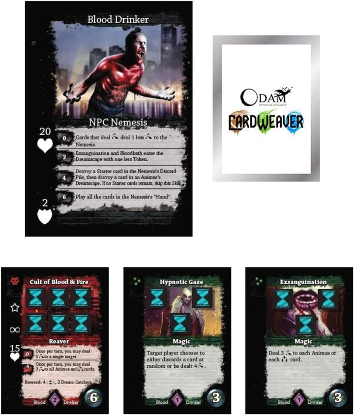 Cardweaver: A Modern Fantasy Deck Building Game for 1-4 Players (15+)
