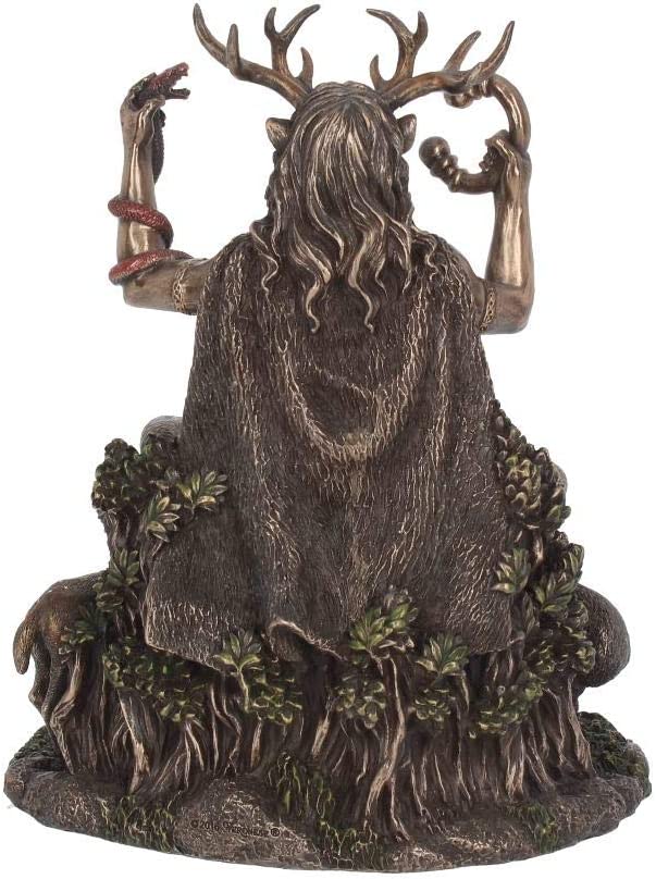 Nemesis Now Cernunnos and Animals 23cm Figurine, Bronze