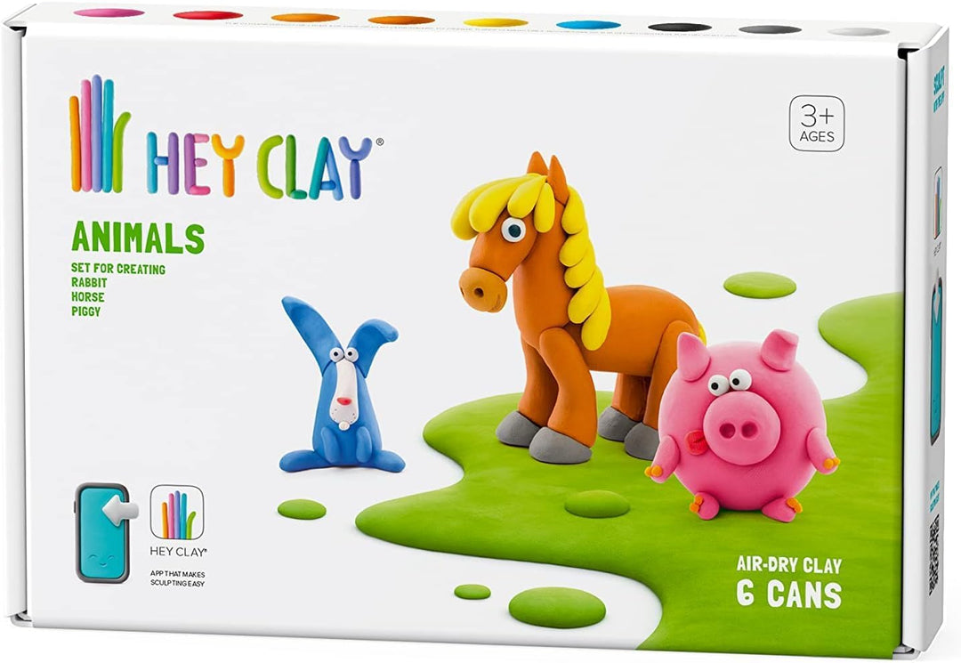 Hey Clay 3 Pack - Animals