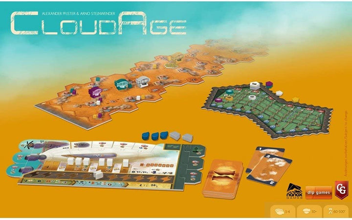DLPGames | Cloudage | 1 to 4 Players | Ages 10+ | 60 to 100 Minute Playing Time