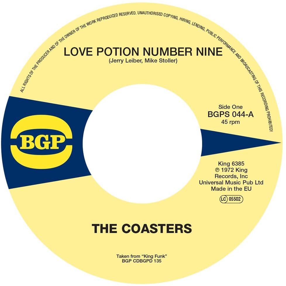 The Coasters - Love Potion Number Nine / Cool Jerk [VInyl]