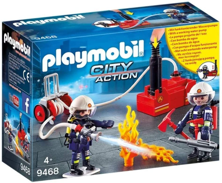Playmobil City Action 9468 Pompier avec Pompe à incendie à partir de 5 ans