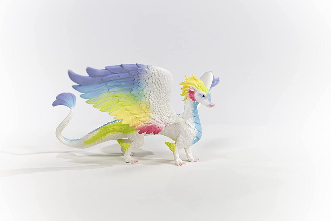 SCHLEICH 70728 bayala Rainbow Dragon Figurine, Multicolored