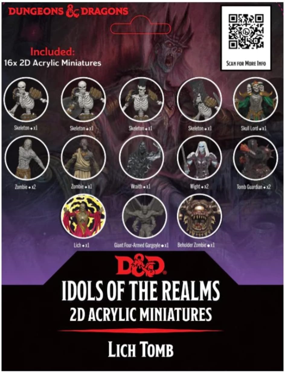 WizKids D&D Idols of The Realms: Lich Tomb - 2D Set