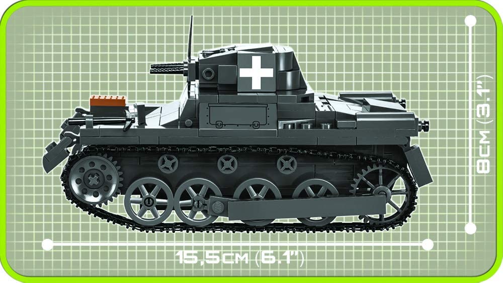 COBI 2534 Panzer I Ausf.A Building Blocks, Grey