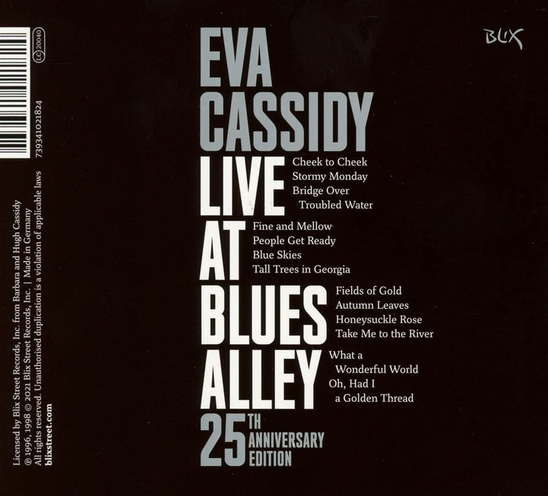 Eva Cassidy - Live At Blues Alley [Audio CD]