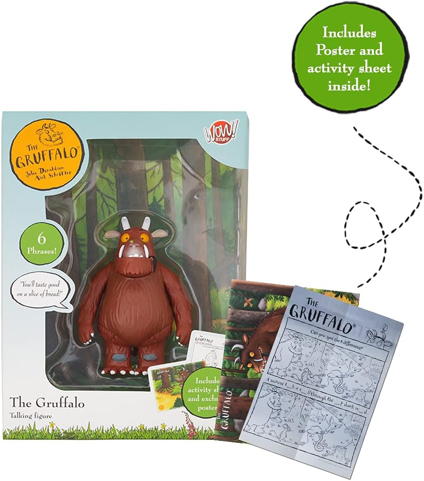 WOW! STUFF The Talking Gruffalo Collectable Action Figure