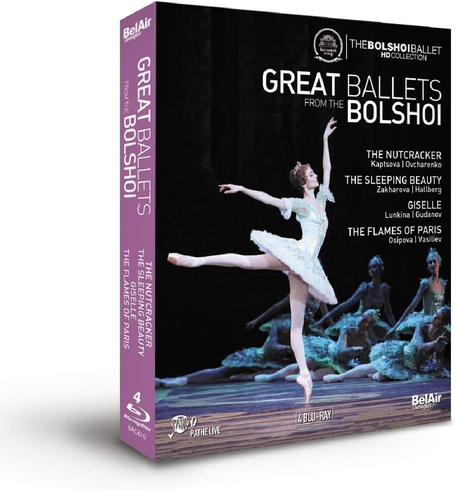 Great Ballets From The Bolshoi (The Nutcracker, The Sleeping Beauty, Giselle, The Flames of Paris) [ Blu-ray]