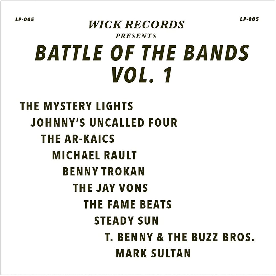 Wick Records: Battle Of The Bands Vol.1 [Vinyl]