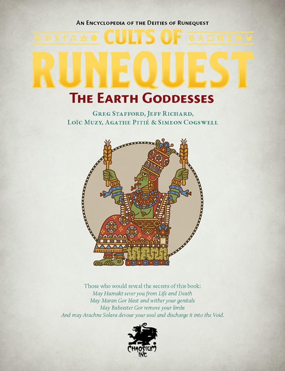 Cults of RuneQuest: The Earth Goddesses - Chaosium 7