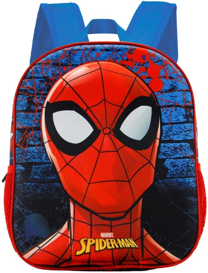 Spiderman Badoom-Small 3D Backpack, Red