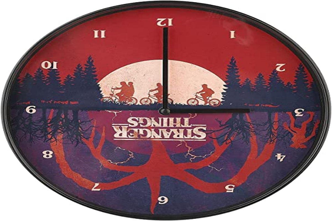 Stranger Things 10" Wall Clock with The Upside Down in Gift Box - Official Merch