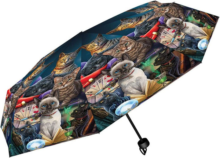 Nemesis Now Magical Cats Umbrella (LP), Multi Colour, 55cm