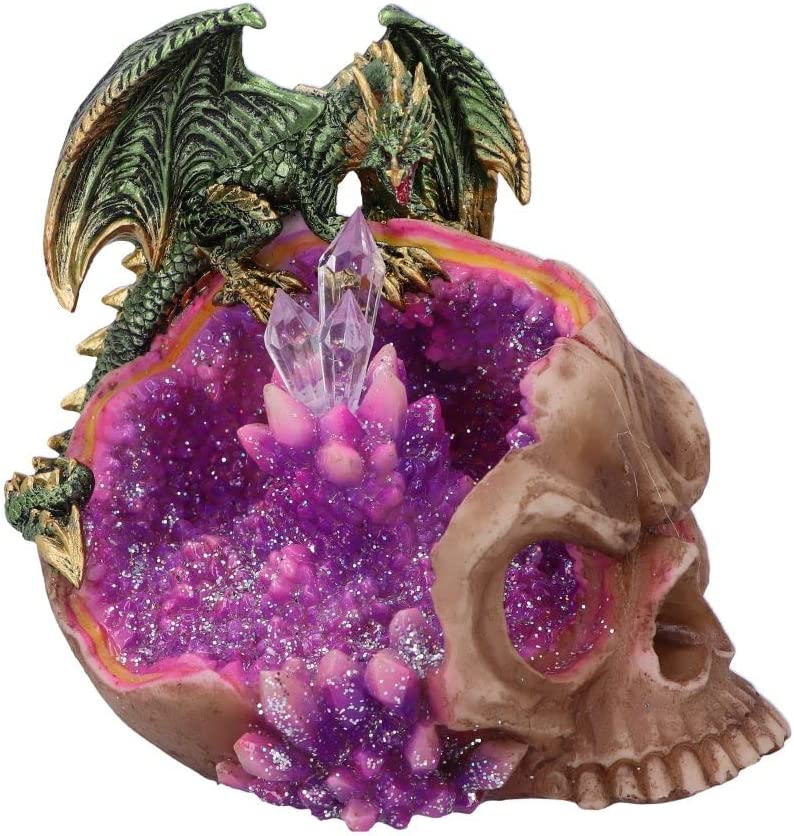 Nemesis Now Crystalline Cranium 15.7cm, Pink