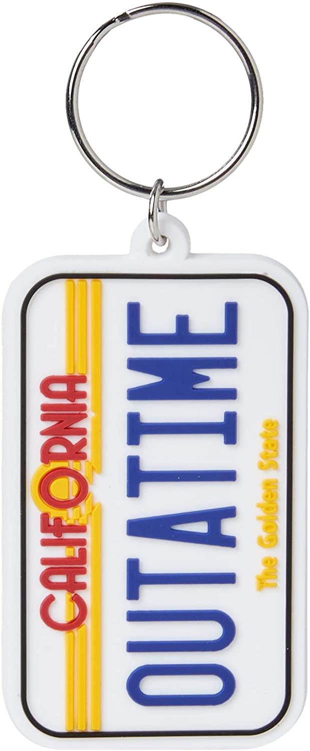 Pyramid International RK38572C Back to the Future Keychain ( license plate ) , Multi-Colour, 4.5 x 6 x 1.3 cm