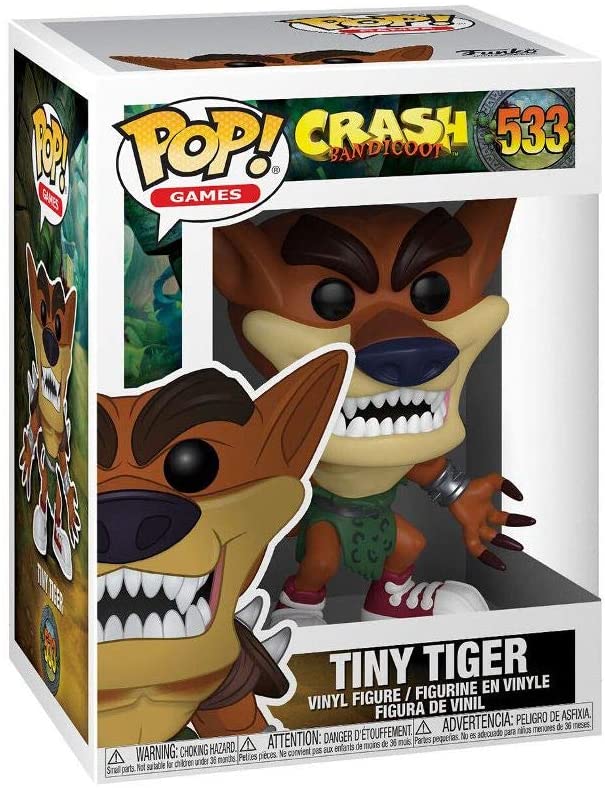 Crash Bandicoot Tiny Tiger Funko 43444 Pop ! Vinyle #533