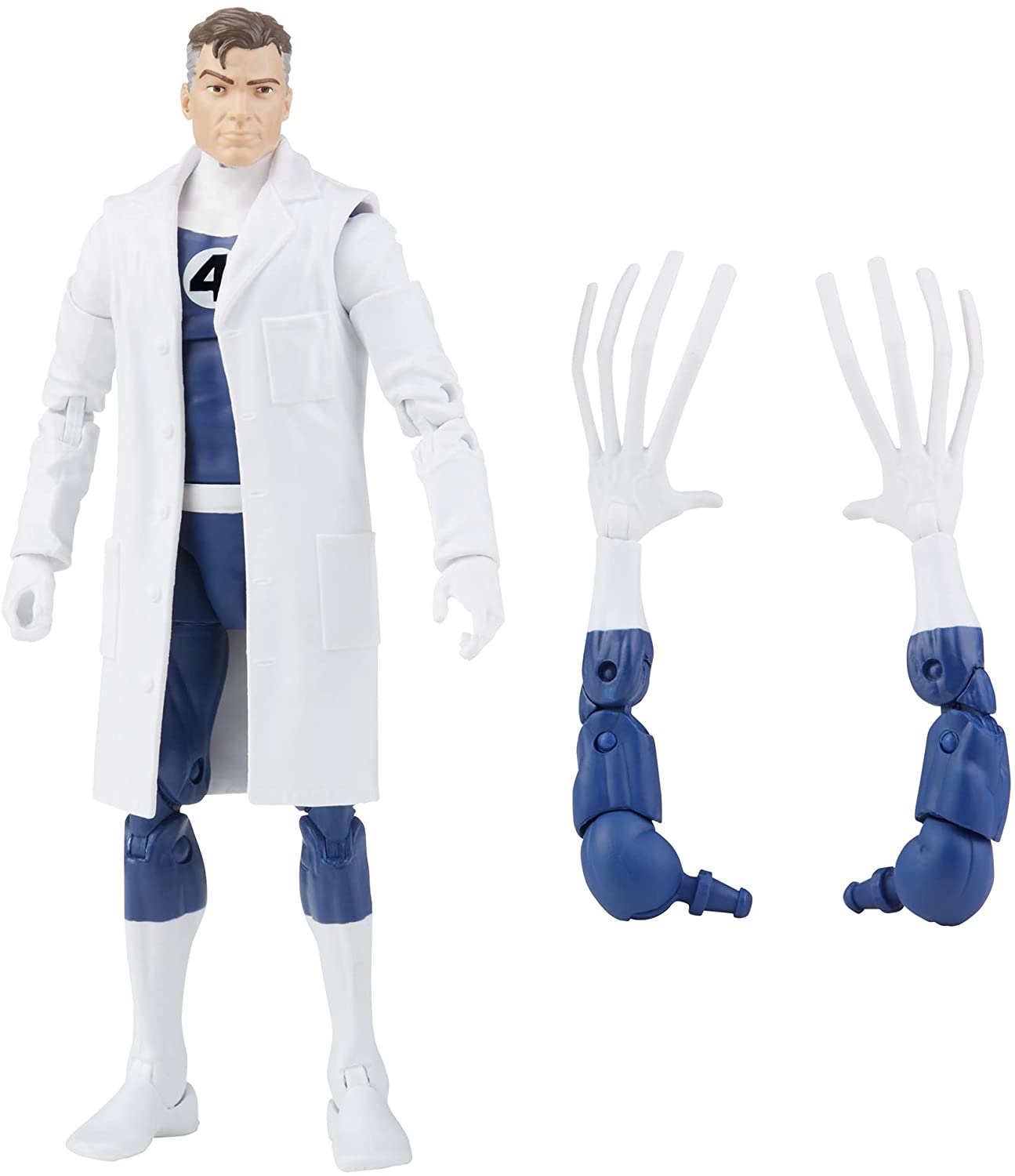 Hasbro Marvel Legends Series Retro Fantastic Four Mr. Fantastic 6-inch Action Figure - Ages 4+ 1