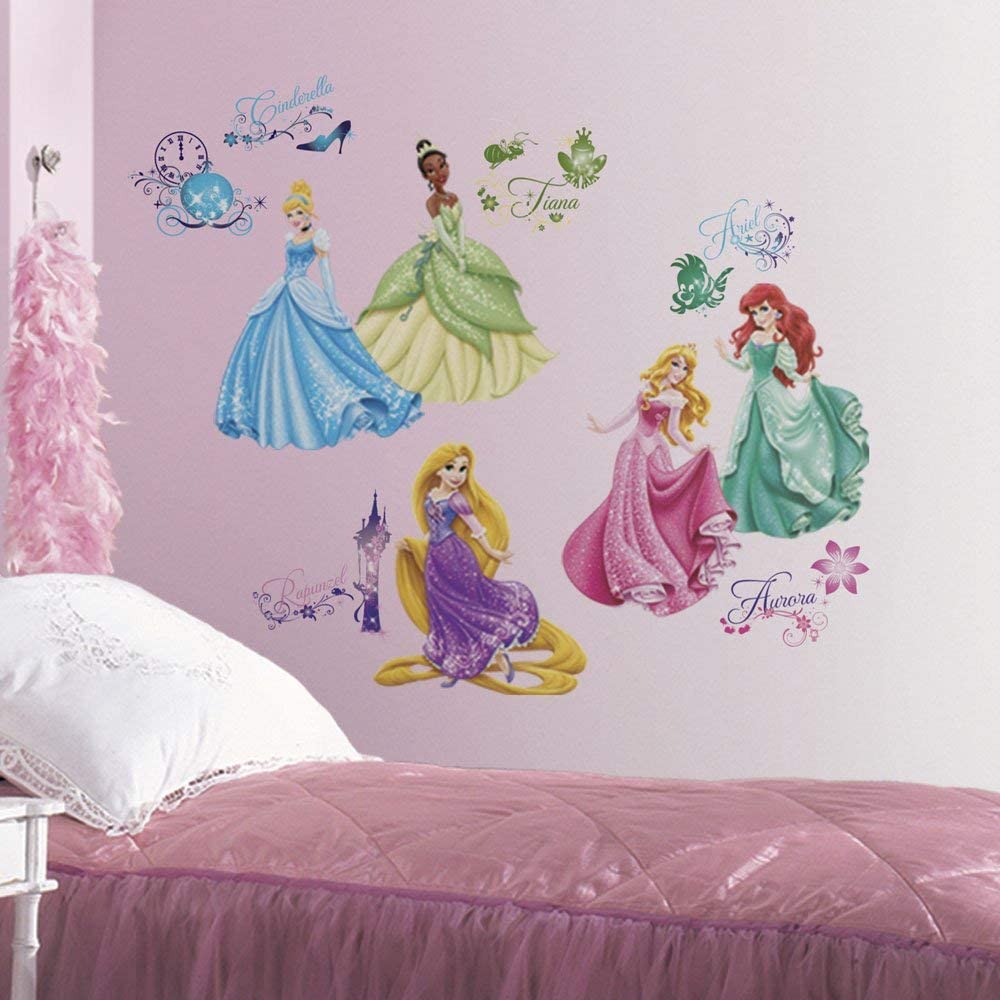 RoomMates RMK2199SCS Disney Princess Royal Debut Peel and Stick Wall Decals 10 i
