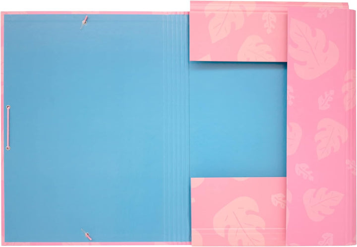 Grupo Erik Disney Stitch Premium A4 File Folder - 13.4 x 10 Inch / 3 Flap Folder - Document Organizer