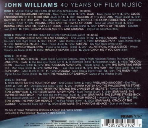 The Music of John Williams: 40 Years Of Film Music - John Williams [Audio CD]