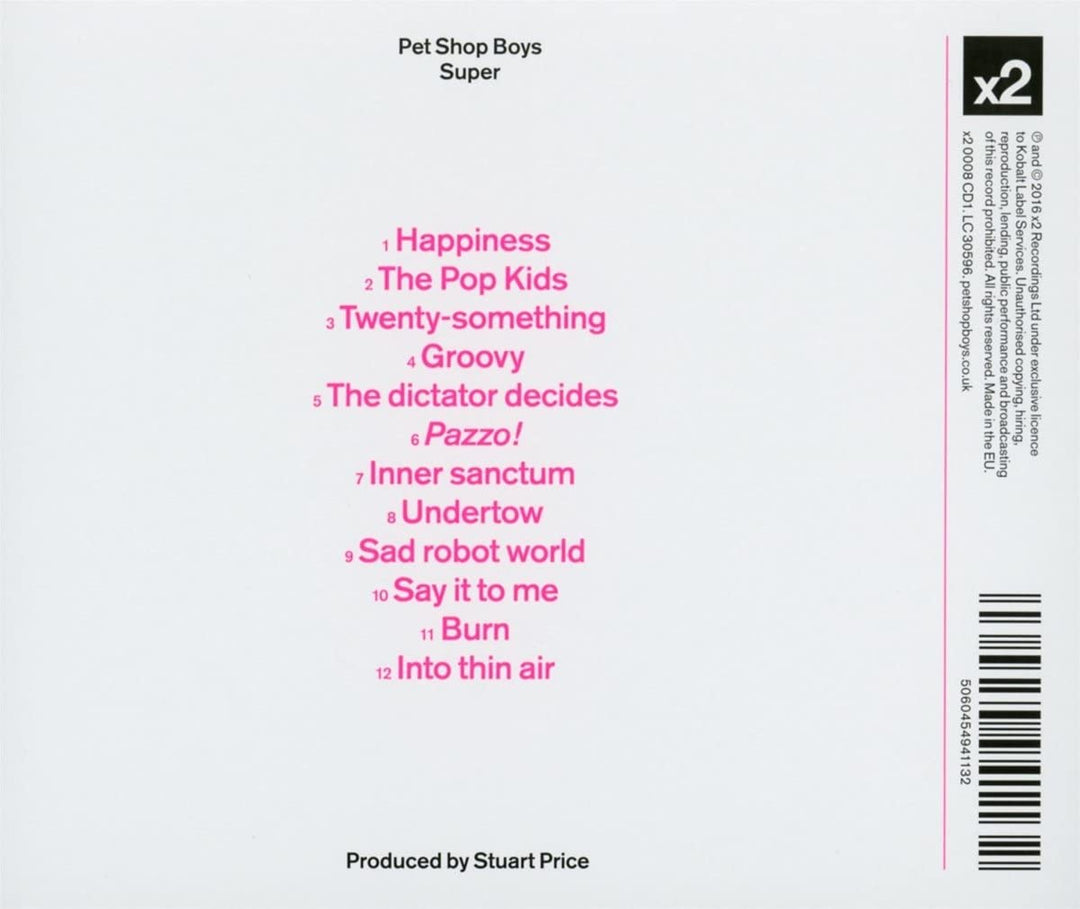 Pet Shop Boys - Super [Audio CD]