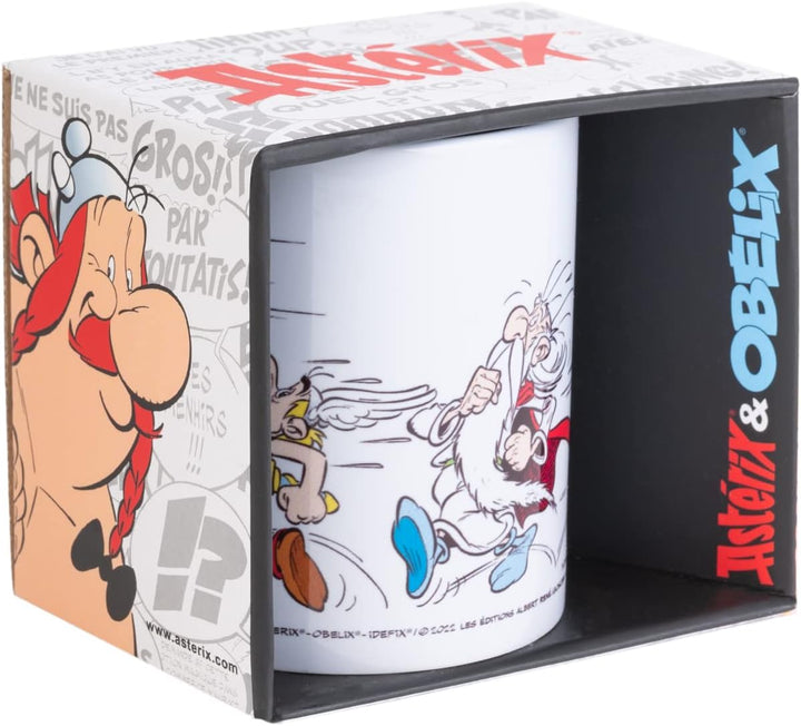 Grupo Erik Official Asterix Ceramic Mug - 35 cl / 350 ml – 3.74 x 3.15 Inches