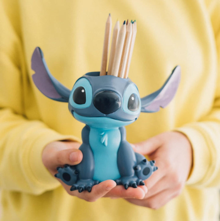 Grupo Erik Disney Stitch Pen Holder | Pen Holder For Desk | Stitch Gifts | Pen Holder For Desk