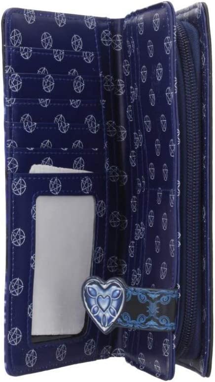 Nemesis Now Solace Anne Stokes Embossed Purse 19cm Blue, PU, 18.5cm