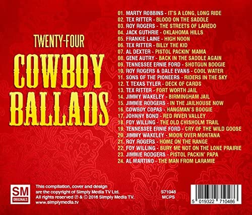 Twenty-Four Cowboy Ballads