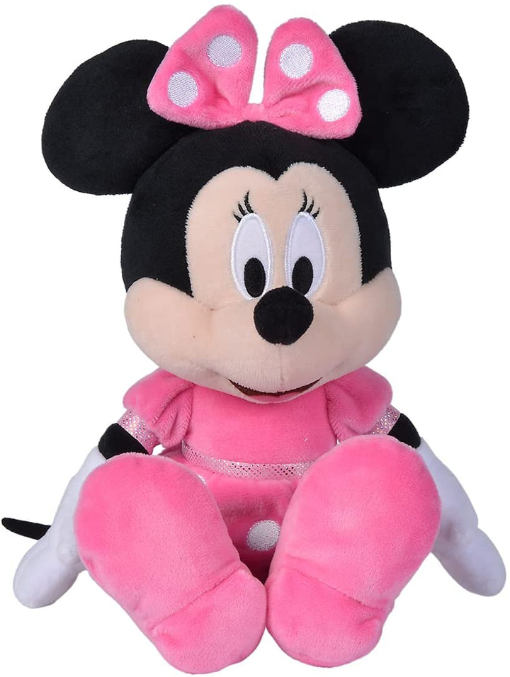 Simba Toys Plush Minnie Mouse 35 cm, Pink Dress (Simba 6315870230), 35cm