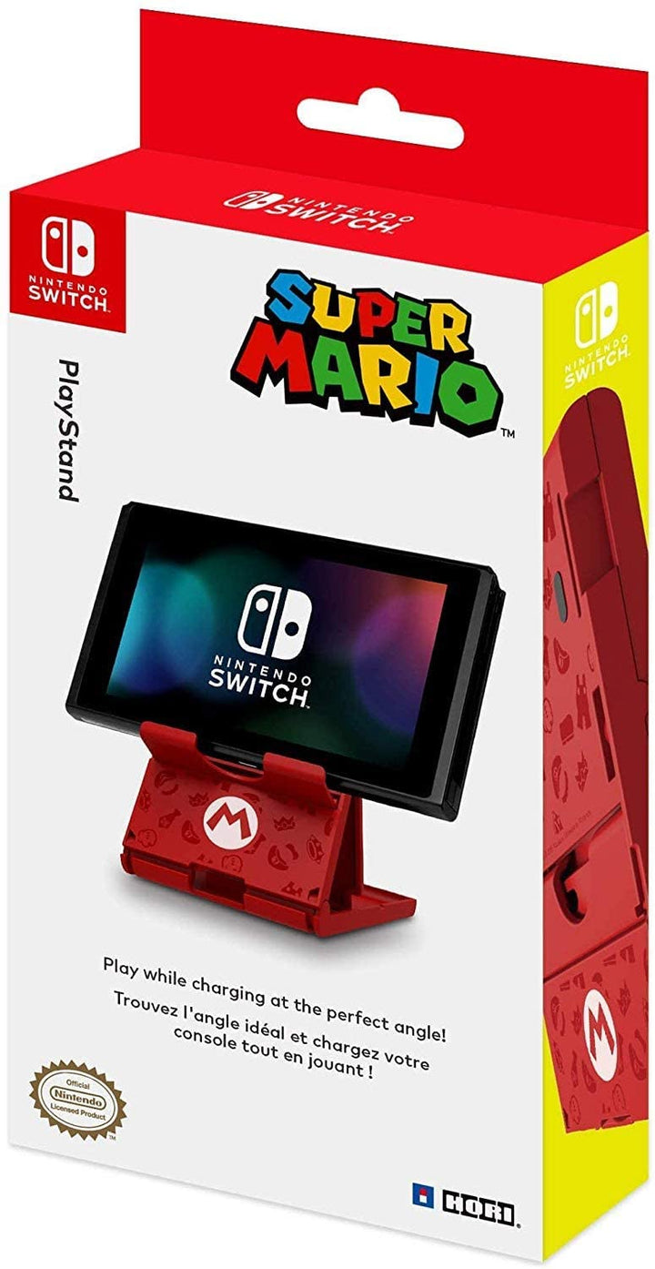 Support compact HORI - Édition Mario pour Nintendo Switch