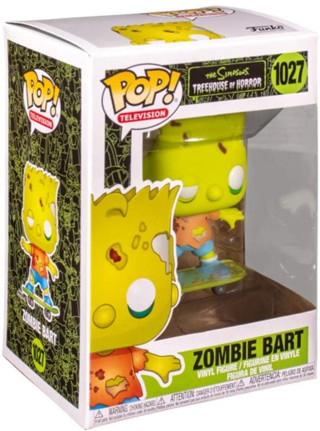 The Simpsons Treehouse of Horror Zombie Bart Funko 50139 Pop! Vinyl #1027