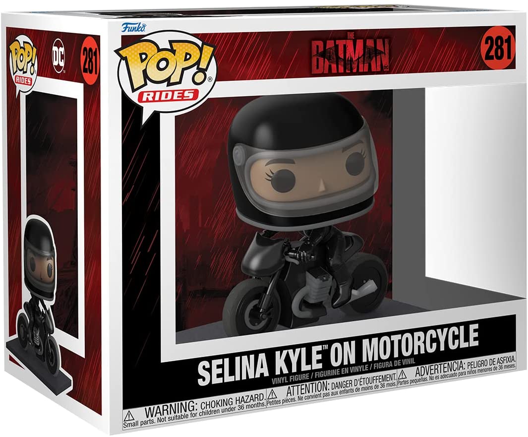 The Batman Selina Kyle on Motorcycle Funko 59287 Pop! Vinyl #281