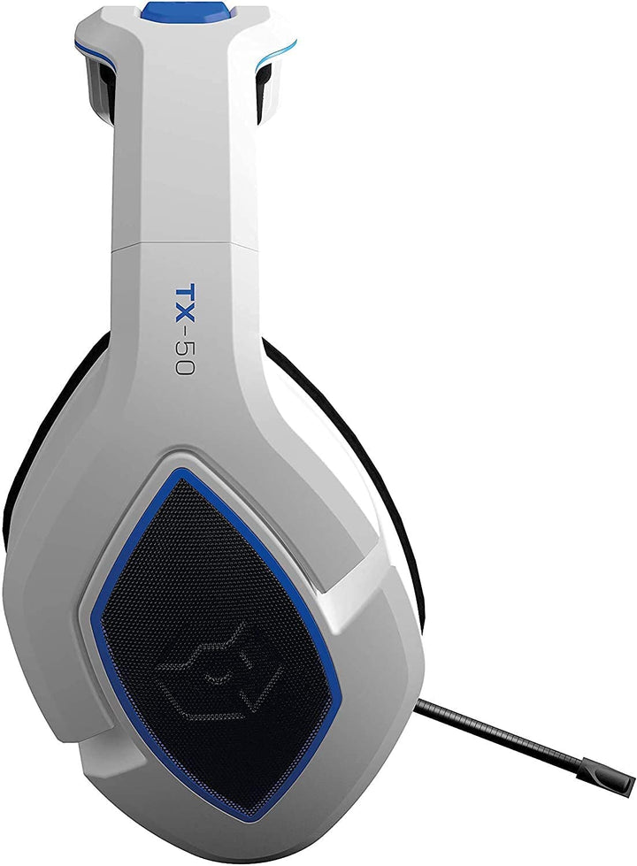 Gioteck TX-50 Wired Stereo Gaming Headset (PS5) (White/Blue) (4/16) (PS5)