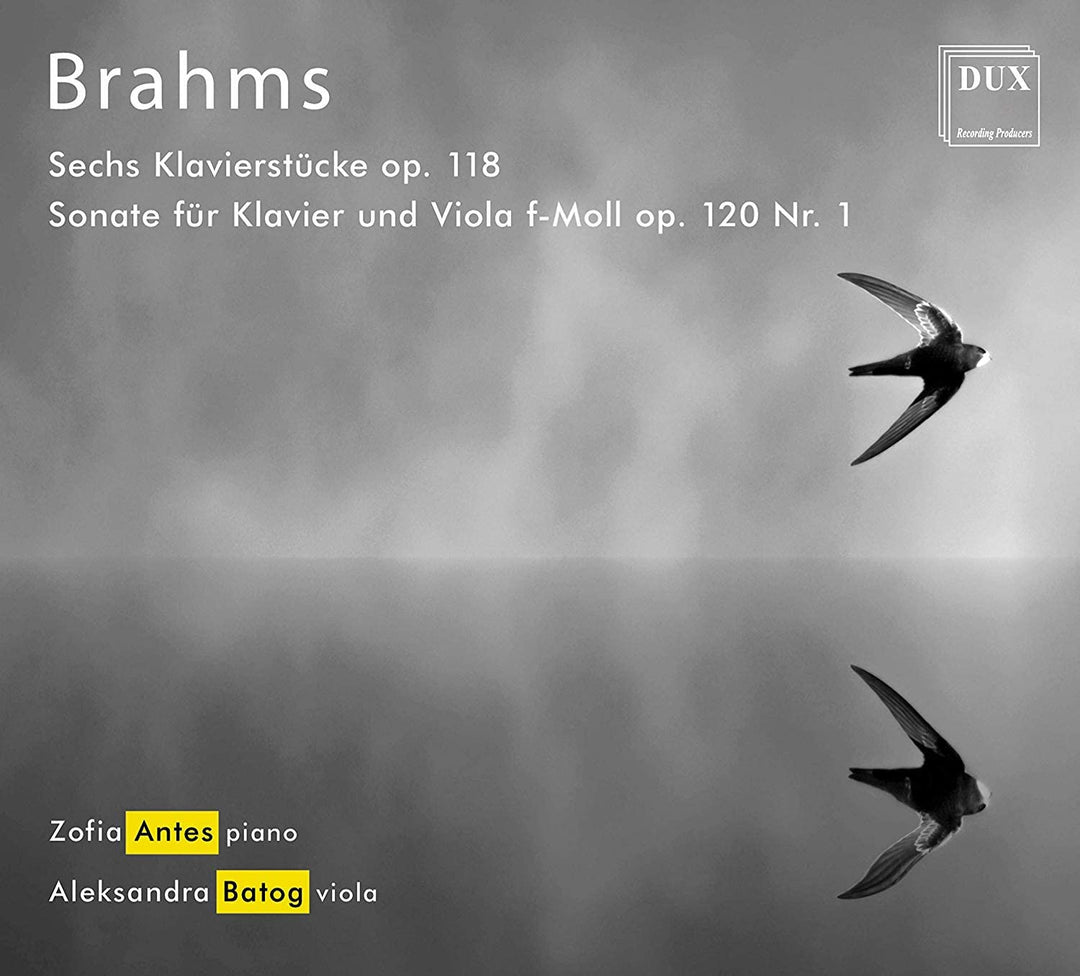 Zofia Antes & Aleksandra Batog - Brahms: Sechs Klavierstuke Op.188, Sonata fur Klavier und Viola Op.120. No.1 [Audio CD]