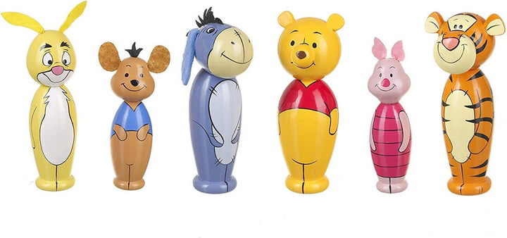 Orange Tree Toys Disney Pooh Winnie The Pooh & Friends Wooden Skittles