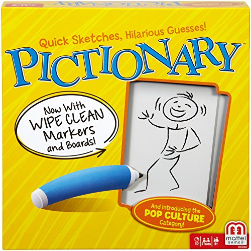 Mattel Games Pictionary Quick-draw Guessing Game, indices adultes et juniors