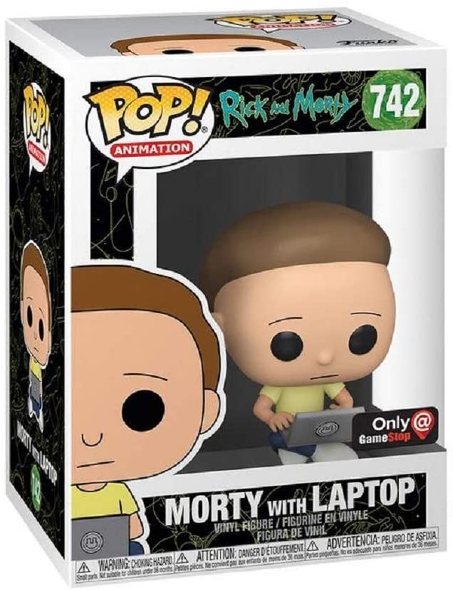 Rick et Morty Morty avec ordinateur portable Funko 47791 Pop ! Vinyle #742