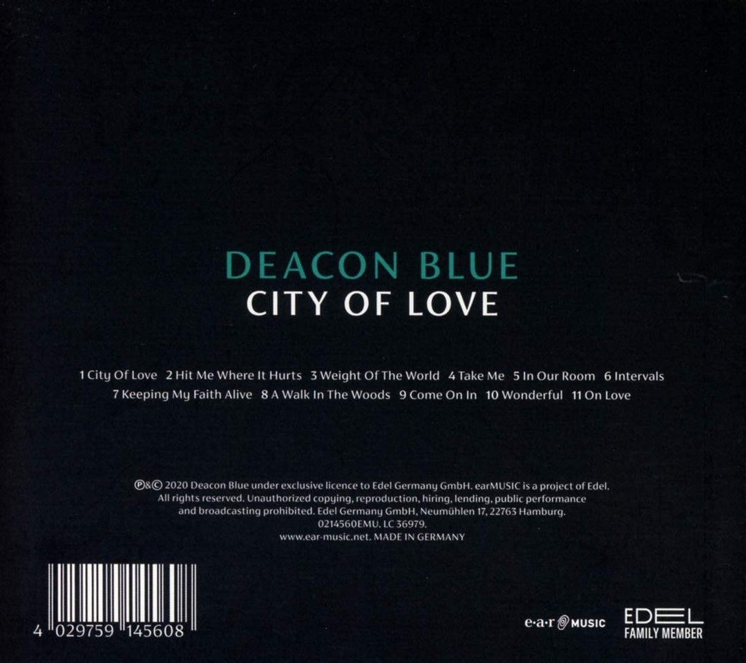 City Of Love -Deacon Blue [Audio CD]