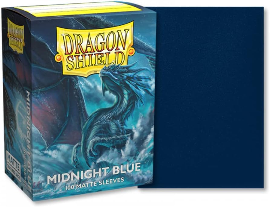 Dragon Shield Small Sleeves - Matte Midnight Blue (60)