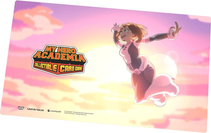 UVS Games My Hero Academia Collectible Card Game Jet Burn Ochaco Uraraka Playmat