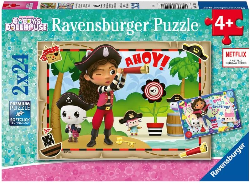 Ravensburger 5710 Gabby's Dollhouse Jigsaw Puzzles for Kids