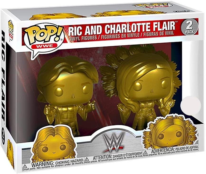 WWE Ric And Charlotte Flair Exclu Funko 42050 Pop! Vinyl - Yachew