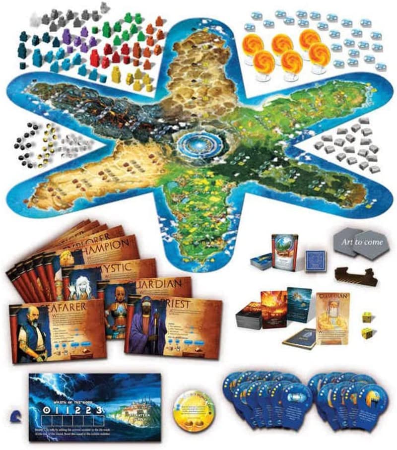 Elf Creek Games | Atlantis Rising | Board Game | Ages 10+ | 1 to 7 Players | 60-120 Minutes Playing Time