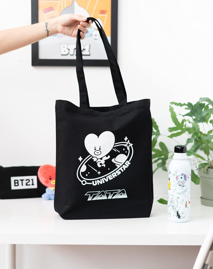 Grupo Erik BT21 Official Merchandise Cotton Tote Bag - Cotton Shopping Bag