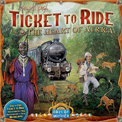 Days of Wonder Ticket to Ride The Heart of Africa Board Game Expansion 4