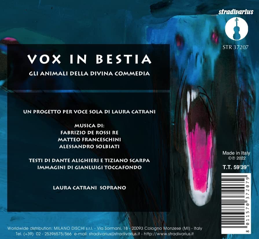 Vox In Bestia [Laura Catrani] [Stradivarius: STR37207] [Audio CD]